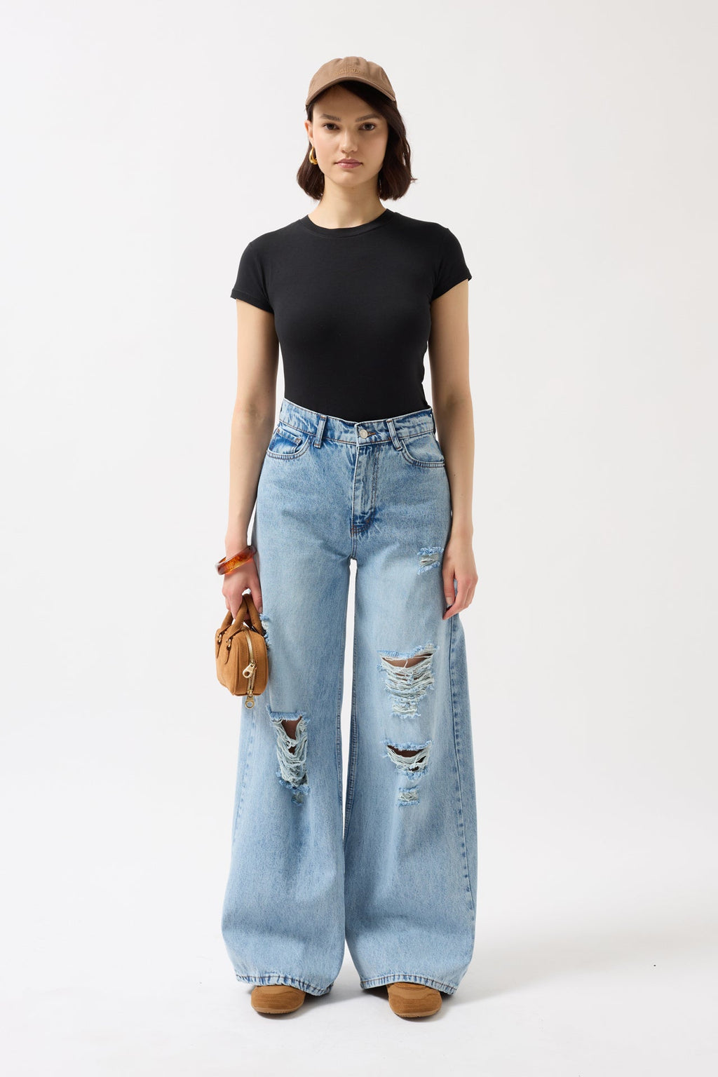 Stretch Basic Black T-Shirt