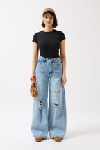 Stretch Basic Black T-Shirt