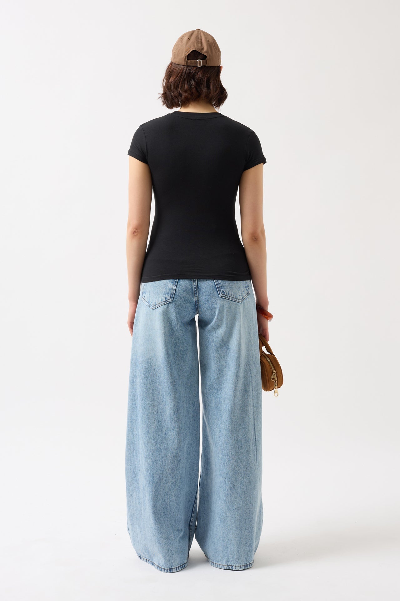 Stretch Basic Black T-Shirt