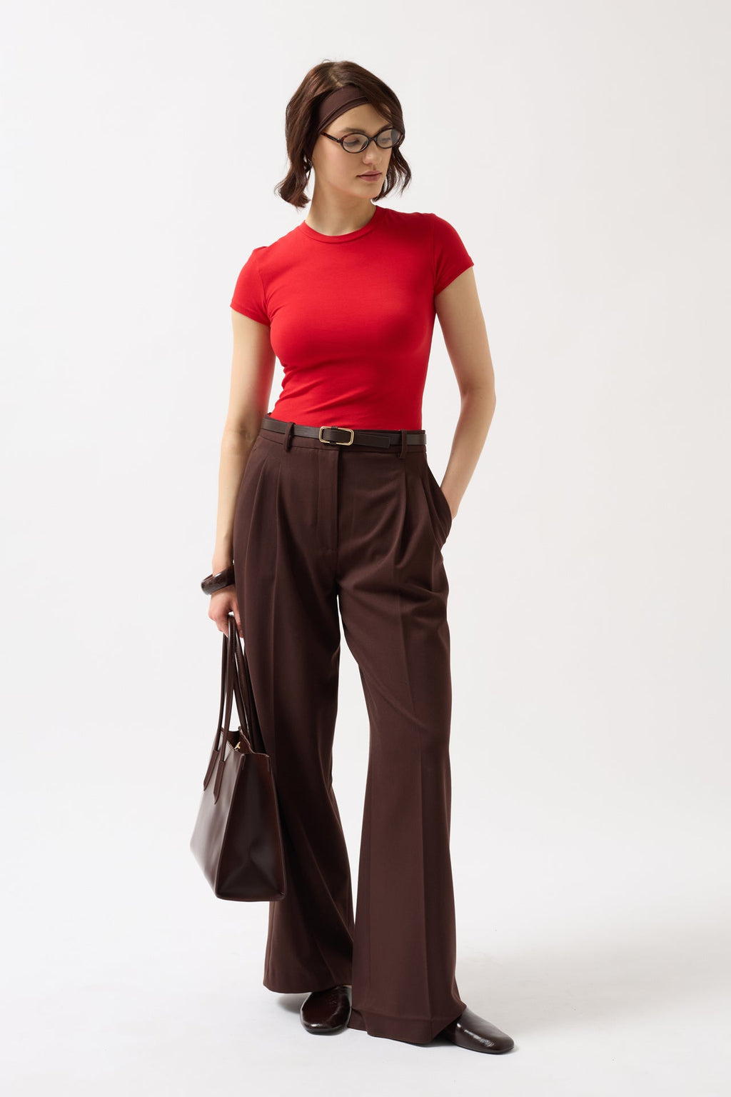 Stretch Basic Red T-Shirt