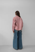 Metallic Pink Denim Jacket
