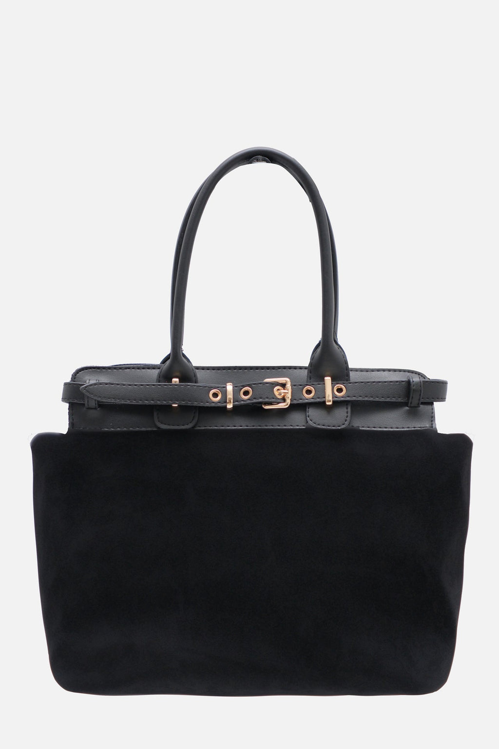 Milbag Belt Detail Sleeve Black Bag