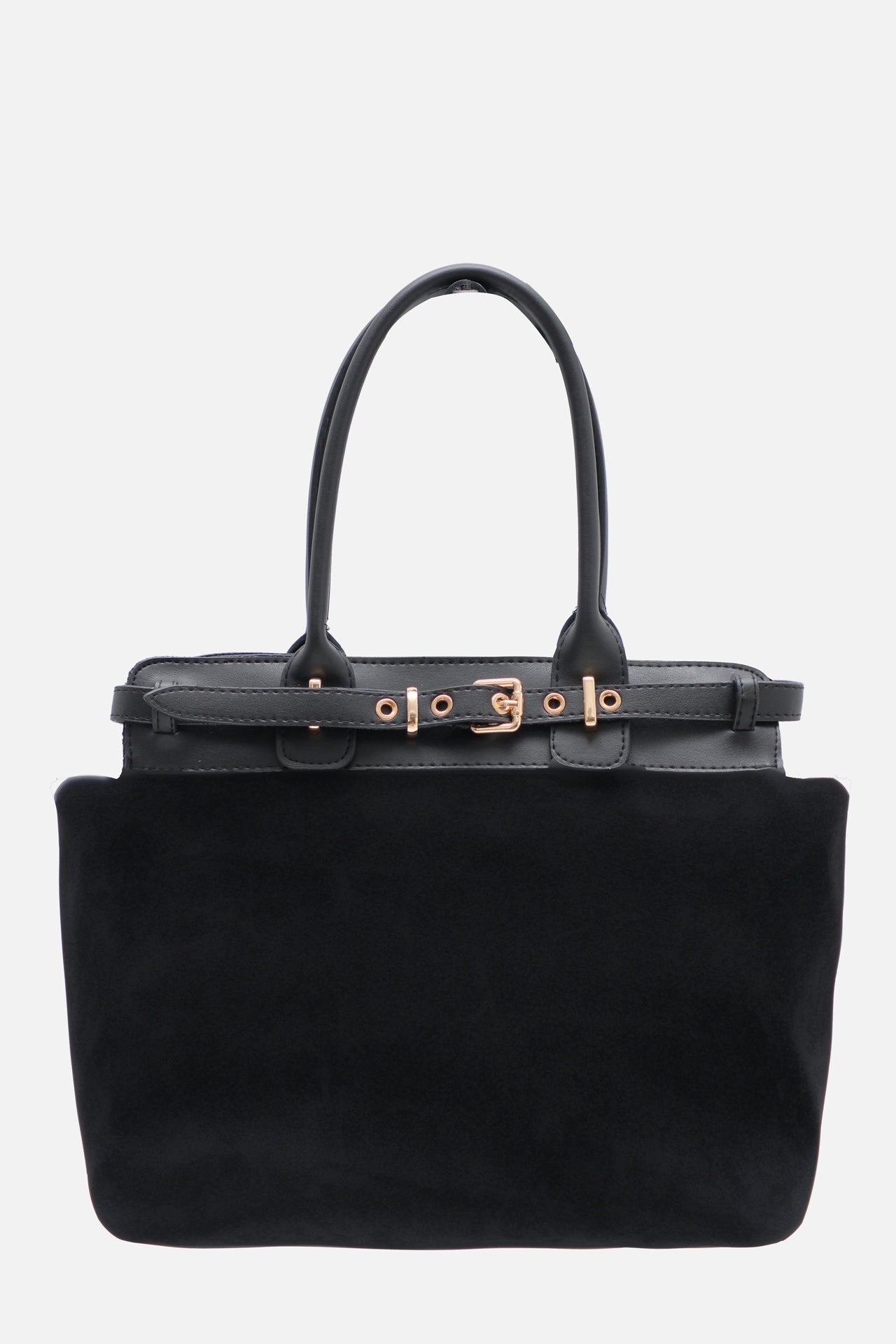 Milbag Belt Detail Sleeve Black Bag
