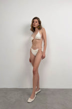 Knit Ecru Bikini