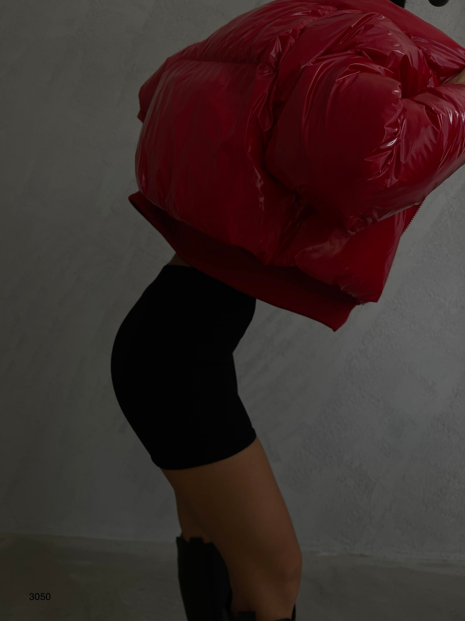 Oversize Crop Red Sisme Mont