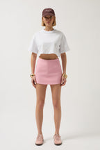 Oversize Crop White T-Shirt