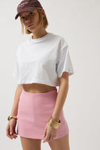 Oversize Crop White T-Shirt