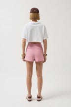 Oversize Crop White T-Shirt