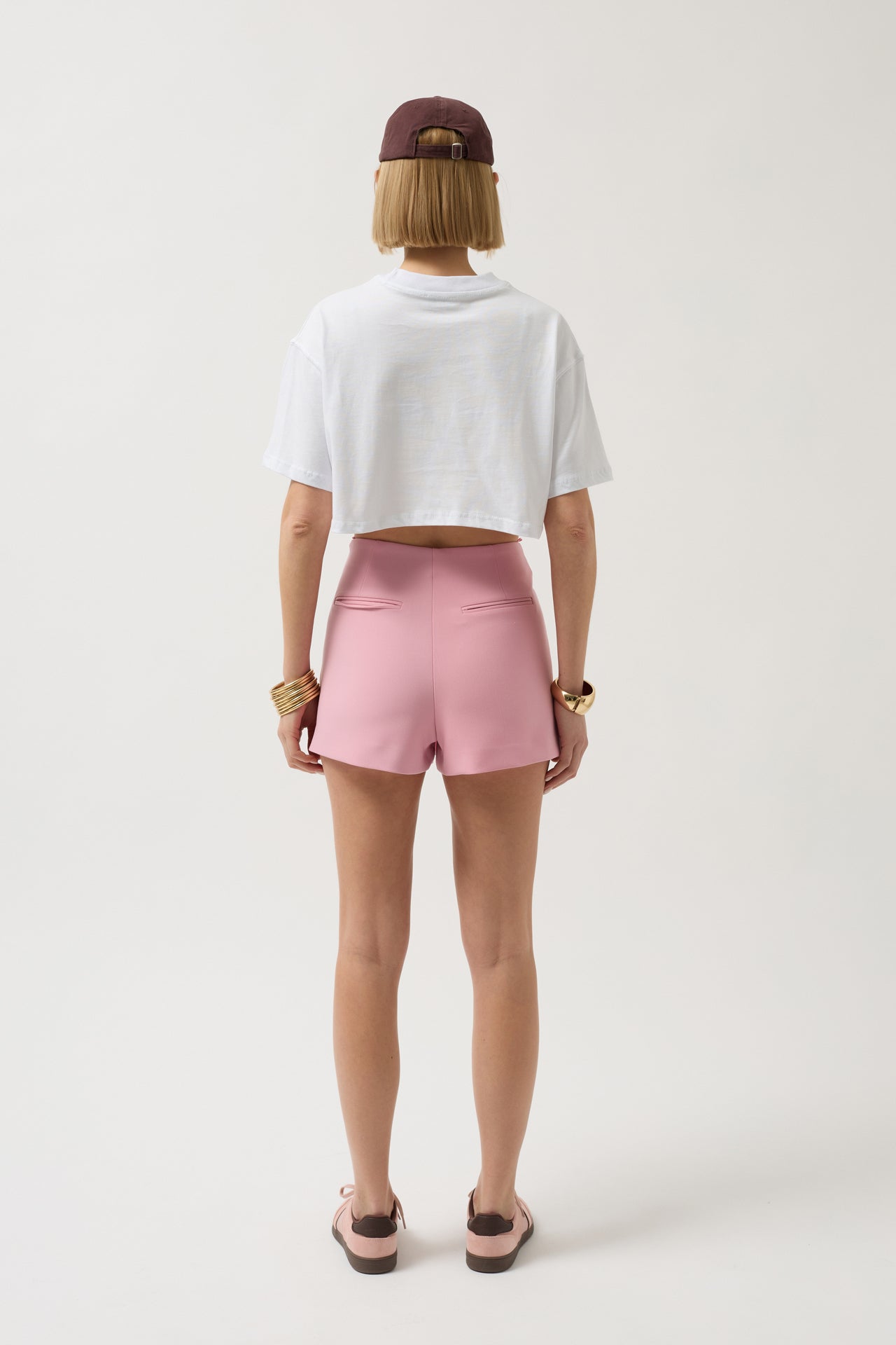 Oversize Crop White T-Shirt