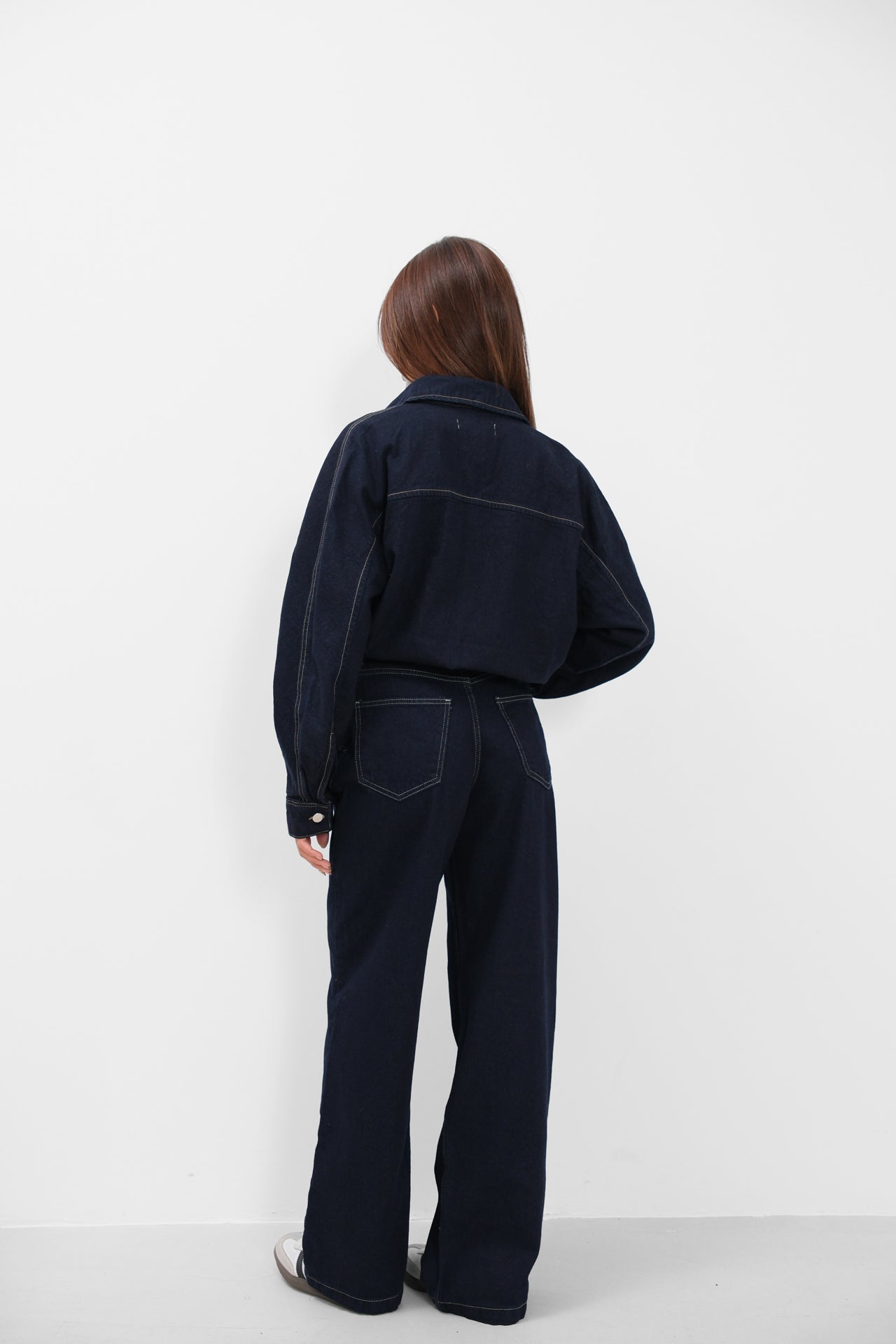 Oversize Denim Navy Jacket