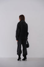 Oversize Gray Denim Shirt