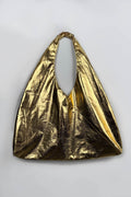 Shiny Gold Pouch Bag