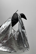 Shiny Silver Pouch Bag