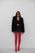 Plush Black Jacket