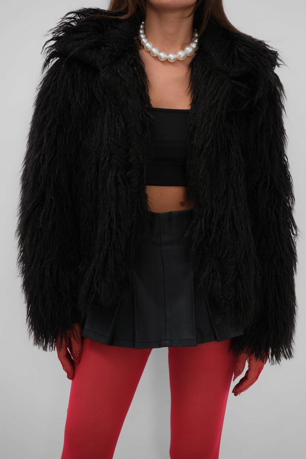 Plush Black Jacket
