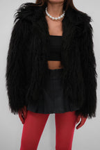 Plush Black Jacket