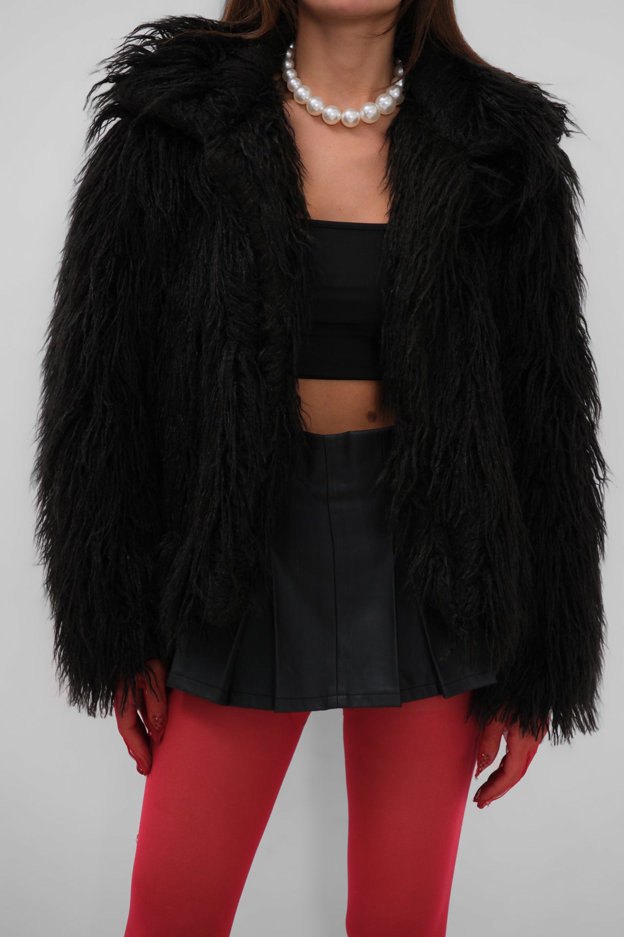 Plush Black Jacket