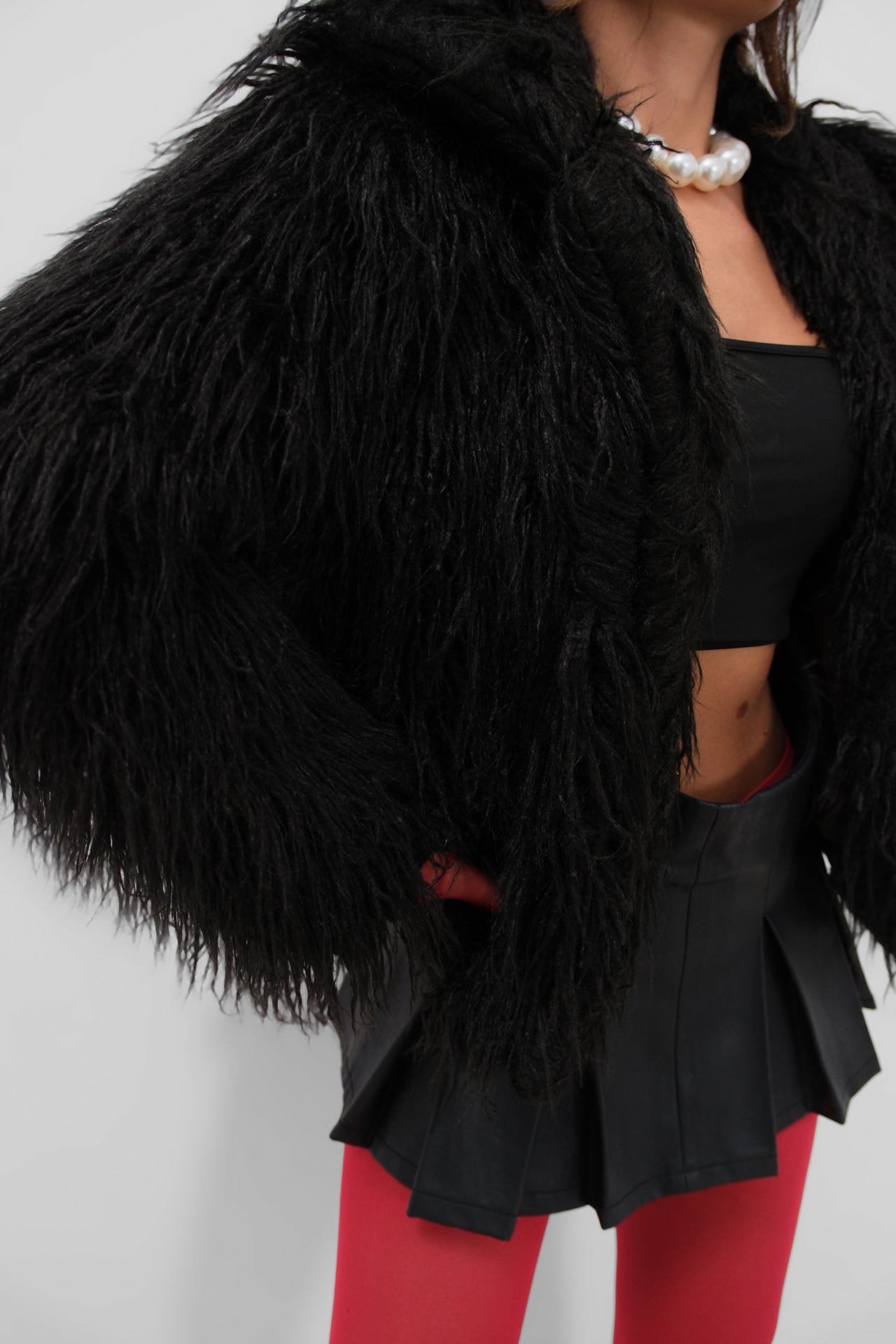 Plush Black Jacket