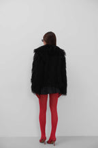 Plush Black Jacket