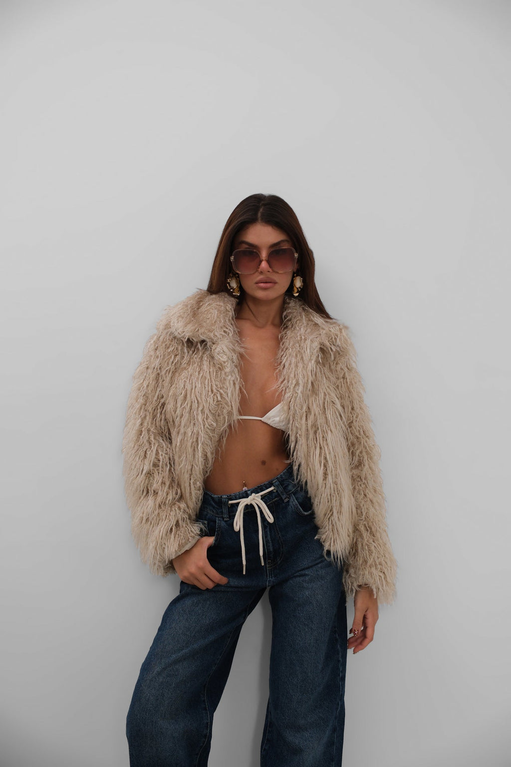 Plush Beige Jacket