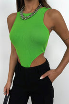 Pencere Detay Racer Lime Bodysuit