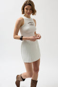 Piliseli Ecru Knit Skirt