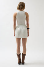 Piliseli Ecru Knit Skirt
