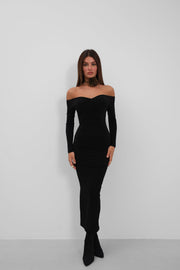 Sandy Pencil Black Dress