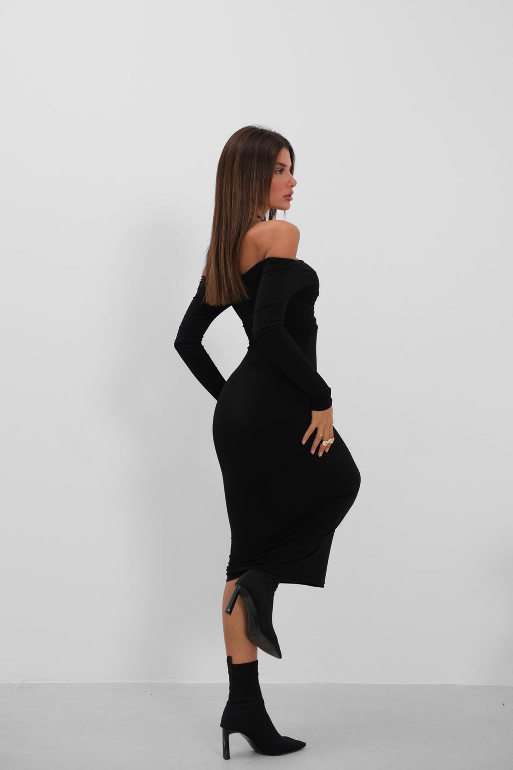 Sandy Kalem Black Dress