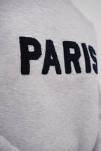 Crew Neck Brushed Gray Sweatshirt