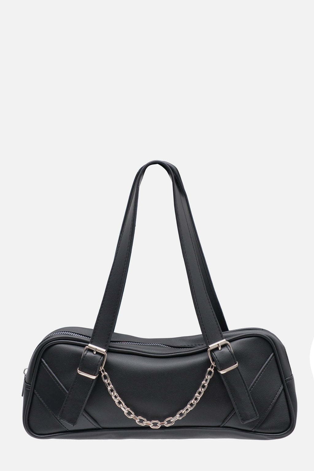 Stdr Chain Detail Handle Black Bag