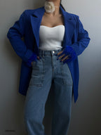 Straplez Triko Blouse