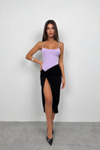 Stone Strap Lilac Bodysuit