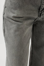 Stone Stripe Detail Black Jeans