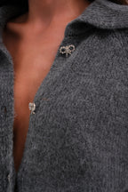 Tasli Fiyonk Buttoned Knit Cardigan