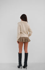 Tasli Fiyonk Buttoned Knit Cardigan