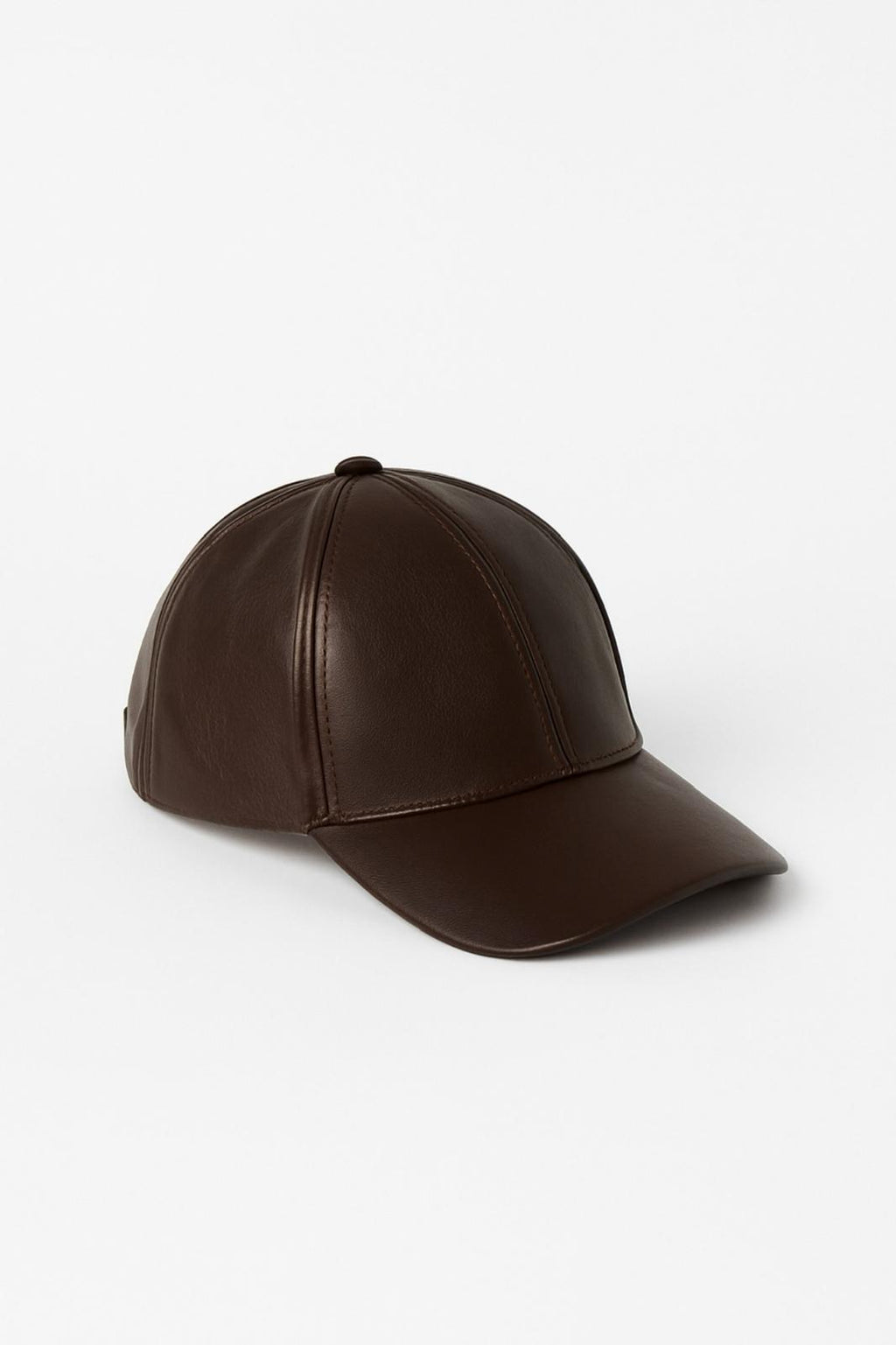 Vegan Leatevery Cap Brown Hat
