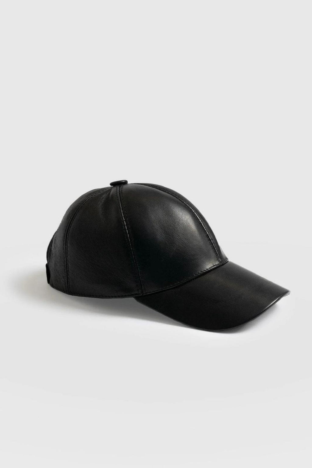 Vegan Leatevery Cap Black Hat