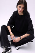 Yan Seritli Black Sweatshirtpants