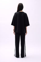 Yan Seritli Black Sweatshirtpants