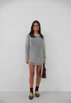 Washed Oversize Gray Tunic