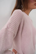 Washed Oversize Powder Pink Tunic