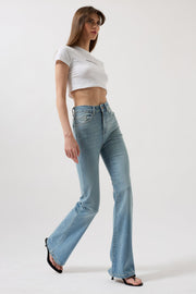 High Waist Basic Skinny Ice Ice Blue Jeans