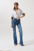 High Waist Basic Skinny Blue Jean