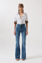 High Waist Basic Skinny Blue Jean