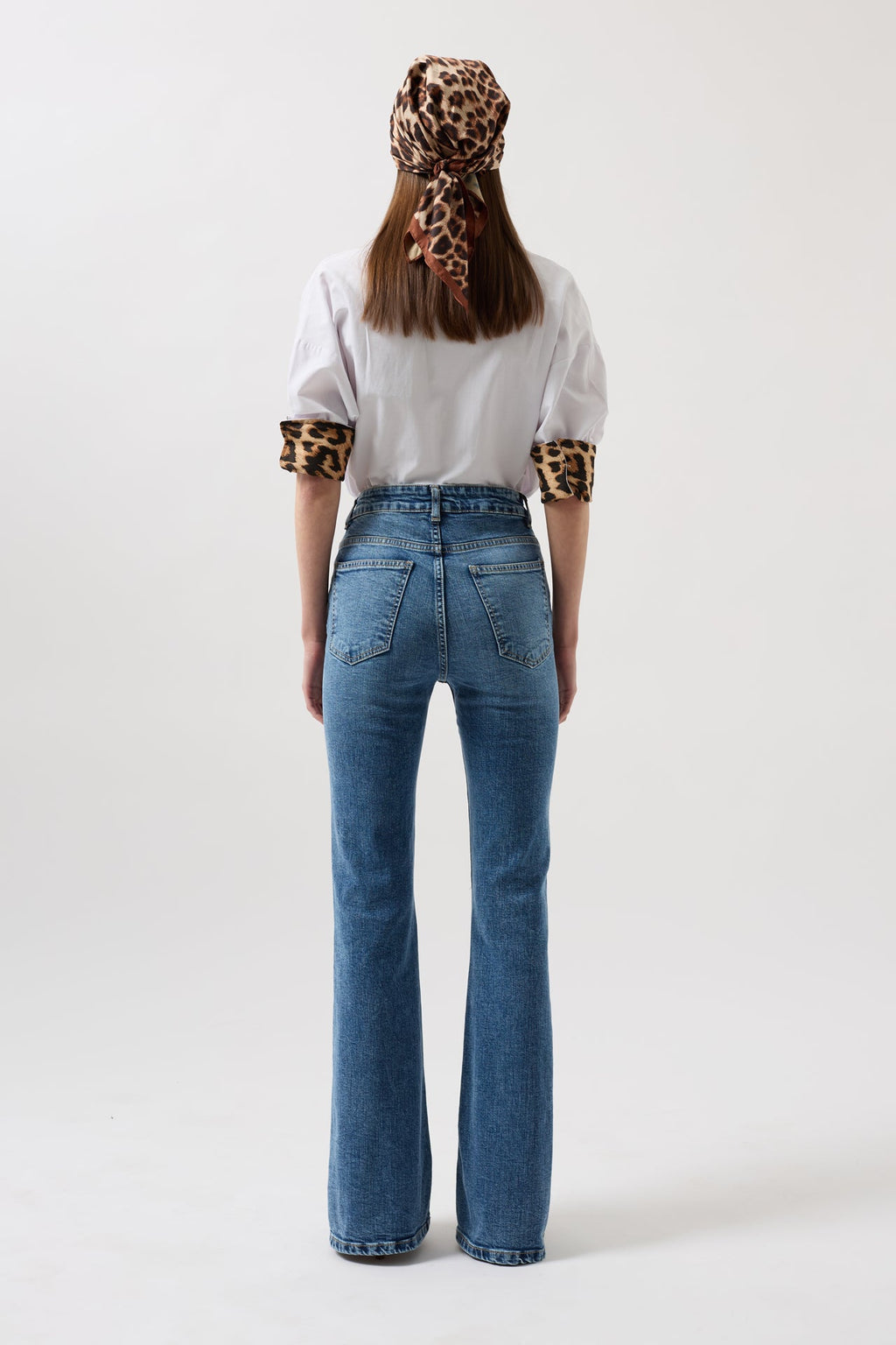 High Waist Basic Skinny Blue Jean