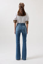 High Waist Basic Skinny Blue Jean