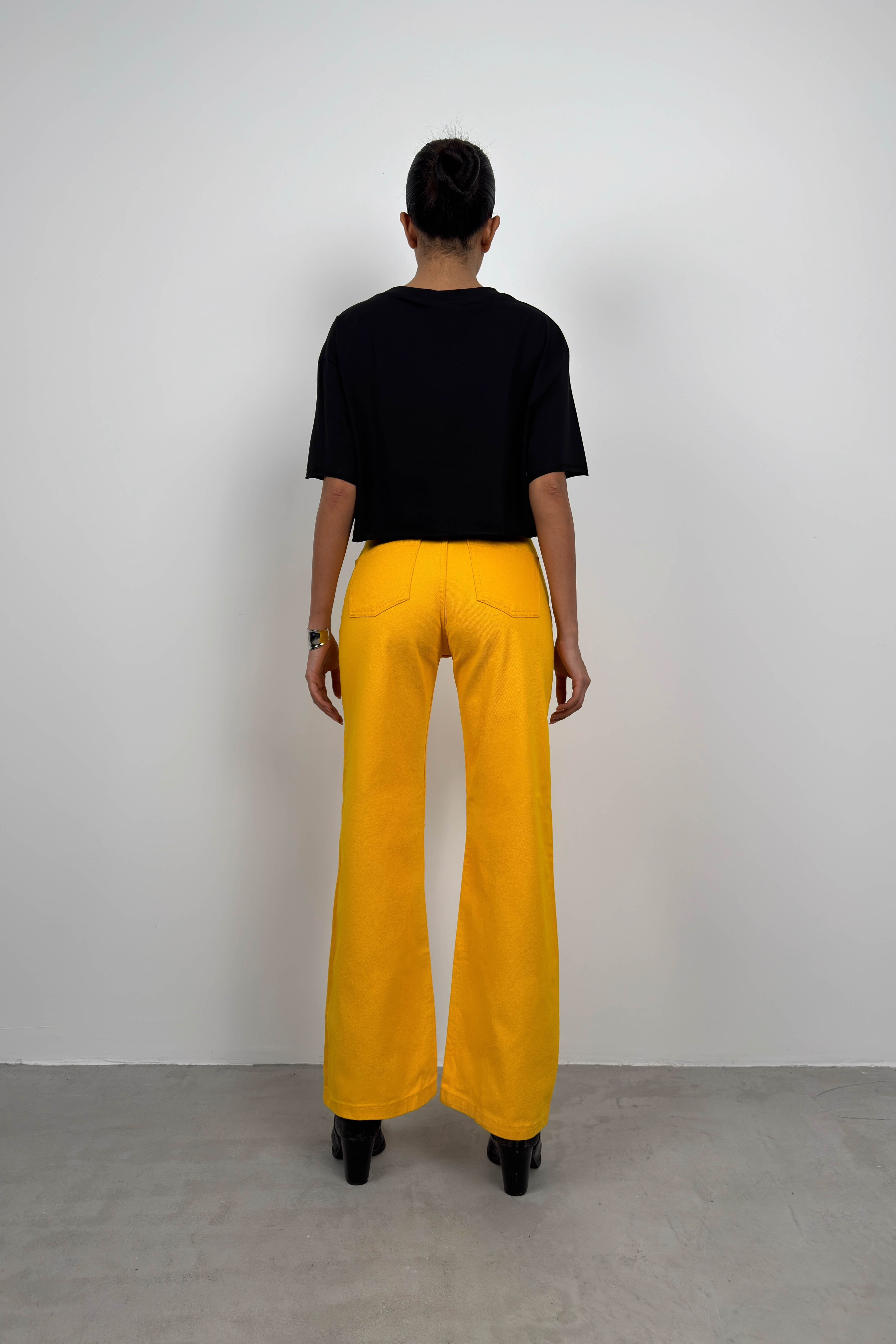 High Waist Boru Hem Mango Jeans
