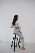 High Waist Mom Jeanss