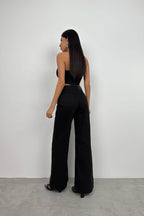 High Waist Palazzo Gray Jean